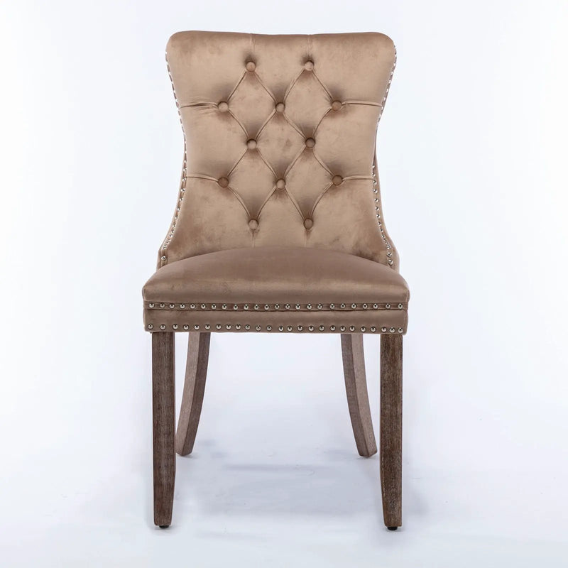 Nikki - High-End Tufted Dining Chair (Set of 2) by HouseOfZazla