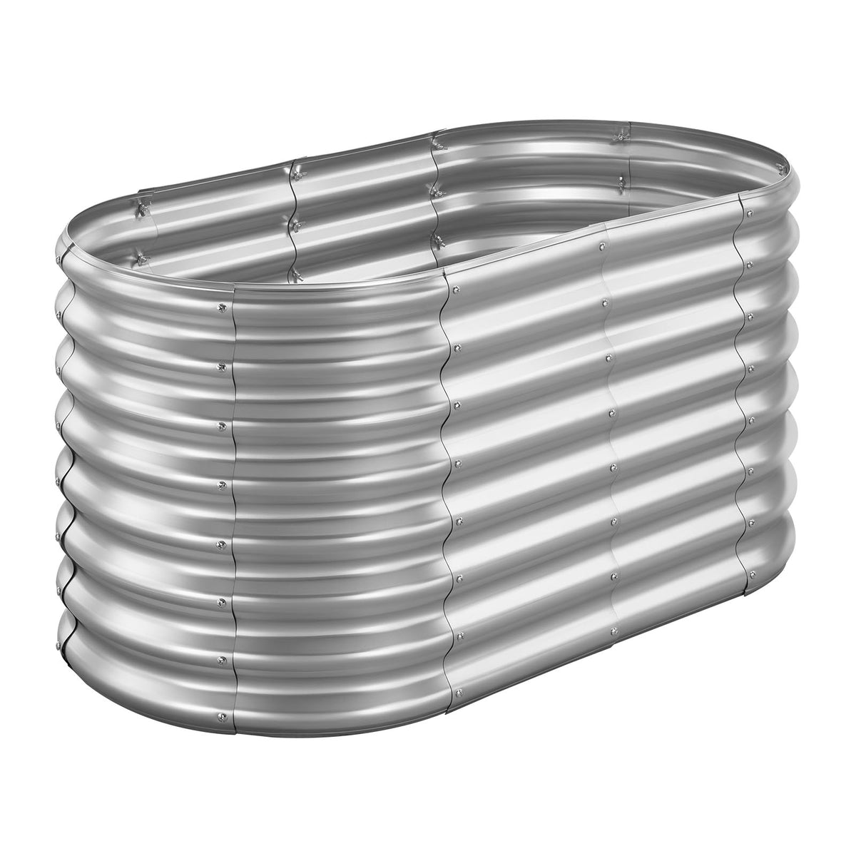 Oval Metal Raised Garden Bed, photo 9 of 10