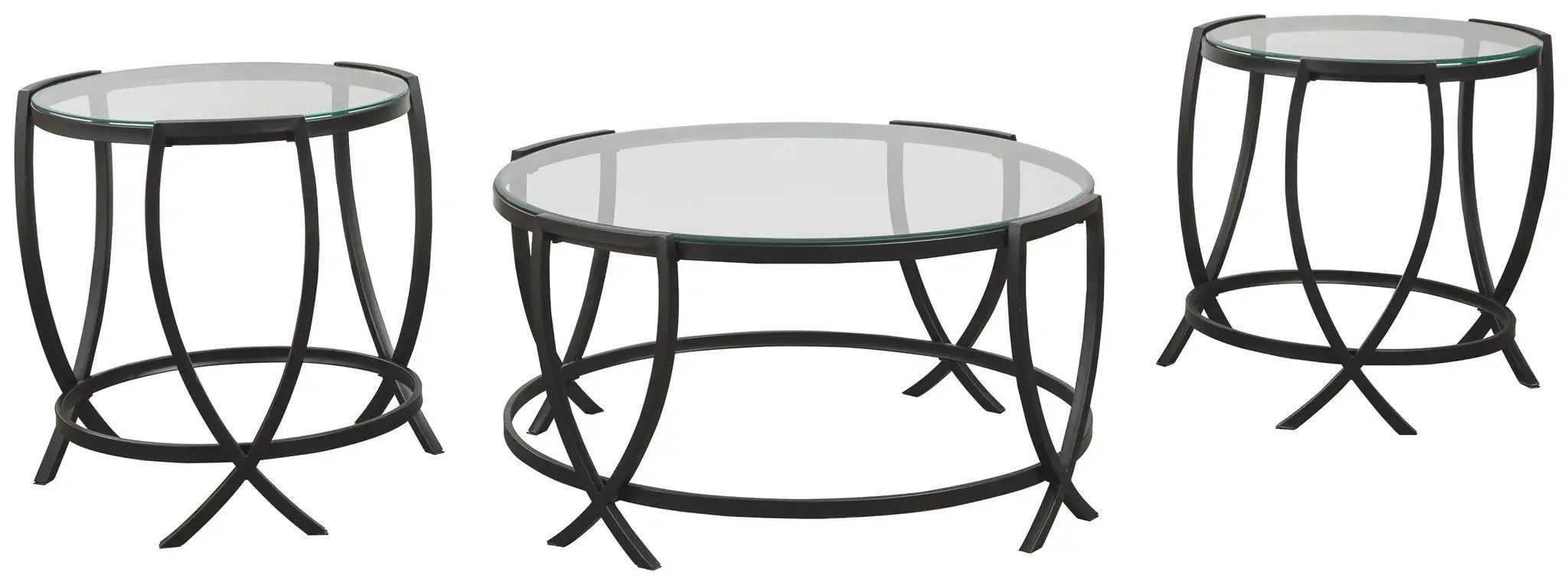 Tarrin - Occasional Table Set (Set of 3) - Black by Unique Piece Furniture