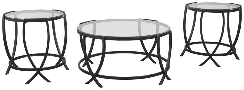 Tarrin - Occasional Table Set (Set of 3) - Black by Unique Piece Furniture