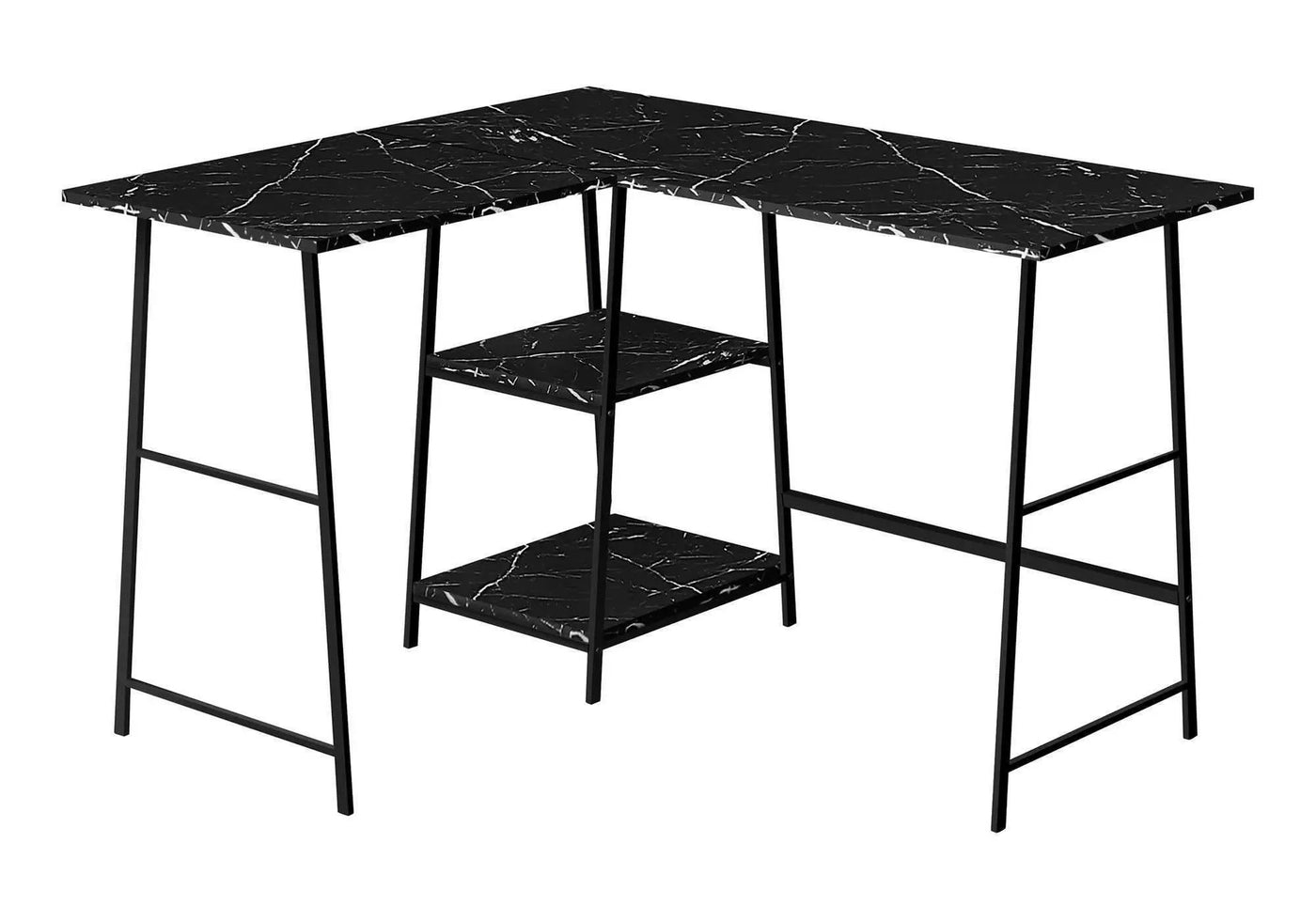 Contemporary L-Shape Corner Computer Desk by HouseOfZazla