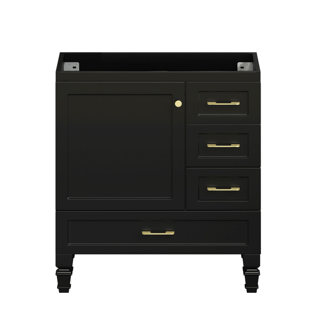 30" Black Bathroom Vanity by HouseOfZazla
