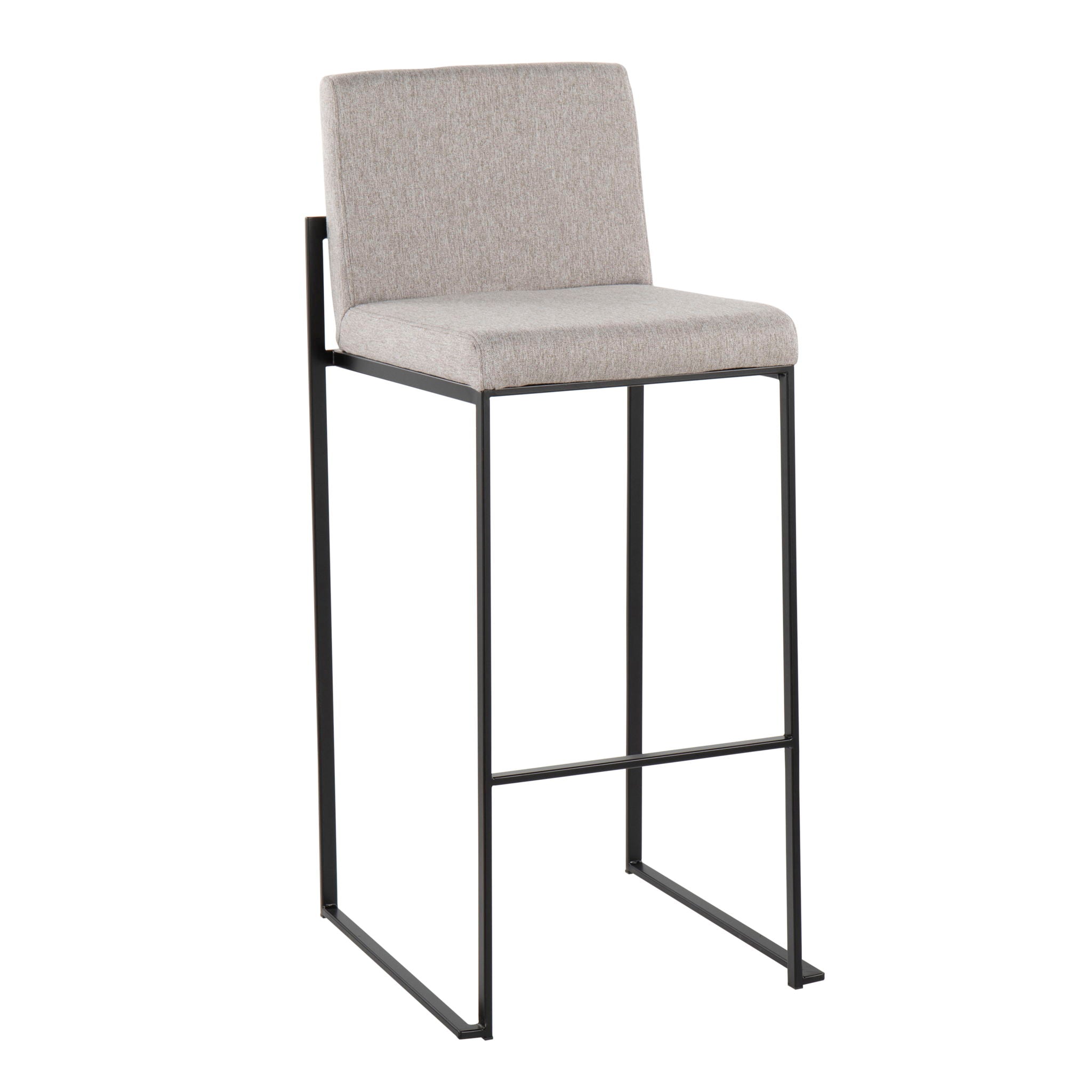 Fuji - Contemporary High Back Barstool Elegant Design by HouseOfZazla