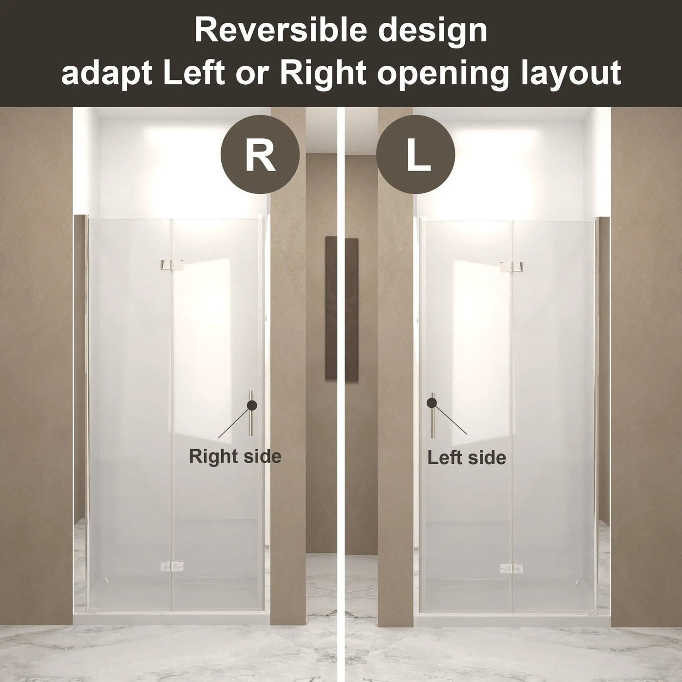 Bifold Shower Door by HouseOfZazla