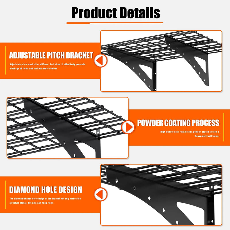 Wall Mounted Shelf For Garage by HouseOfZazla