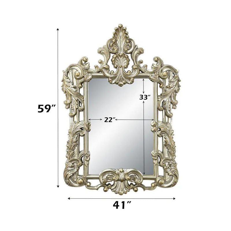 Sorina - 59" Mirror - Antique Gold by Unique Piece Furniture