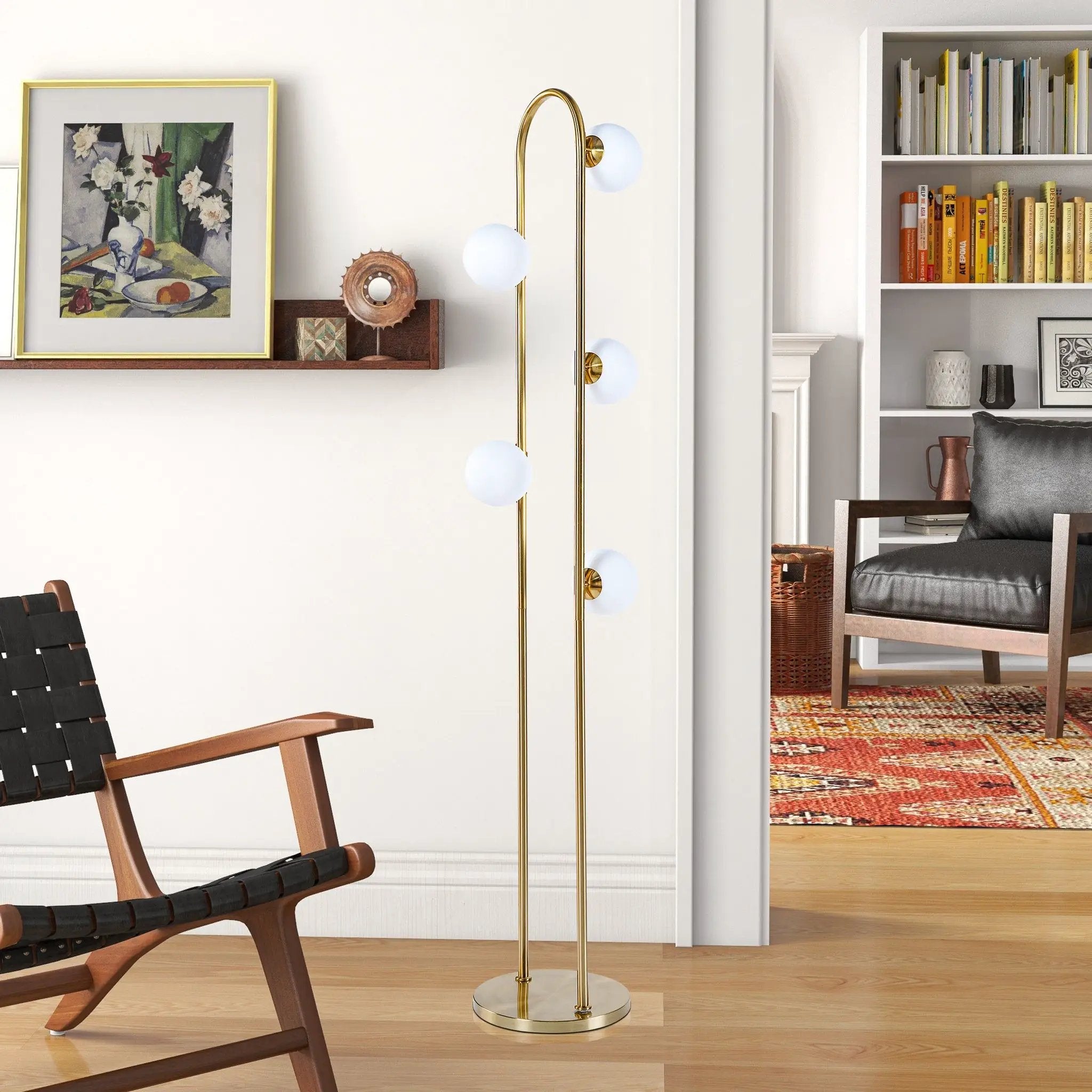 Artema - Floor Lamp - Gold by HouseOfZazla