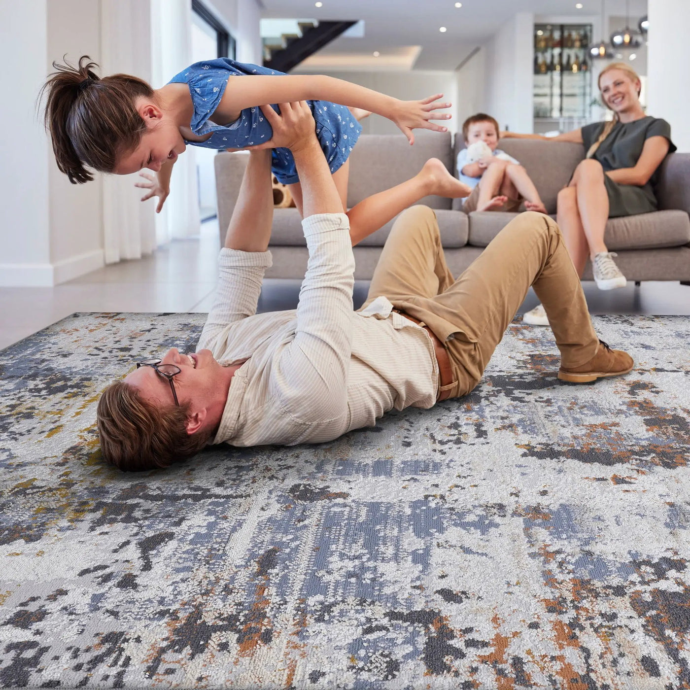 Payas - Abstract Area Rug by HouseOfZazla