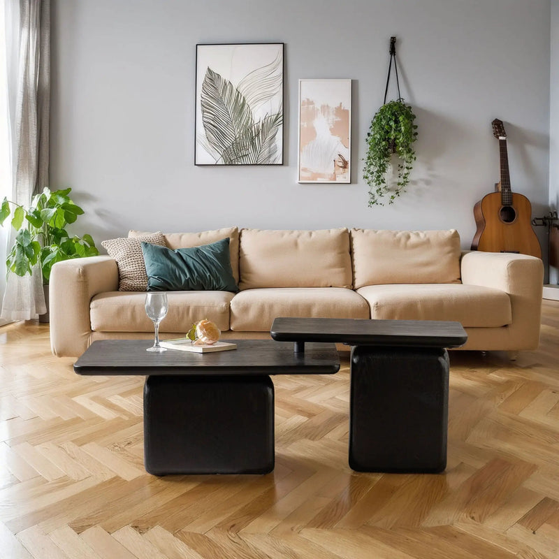 Square Coffee Table Set (Set of 2) by Unique Piece Furniture