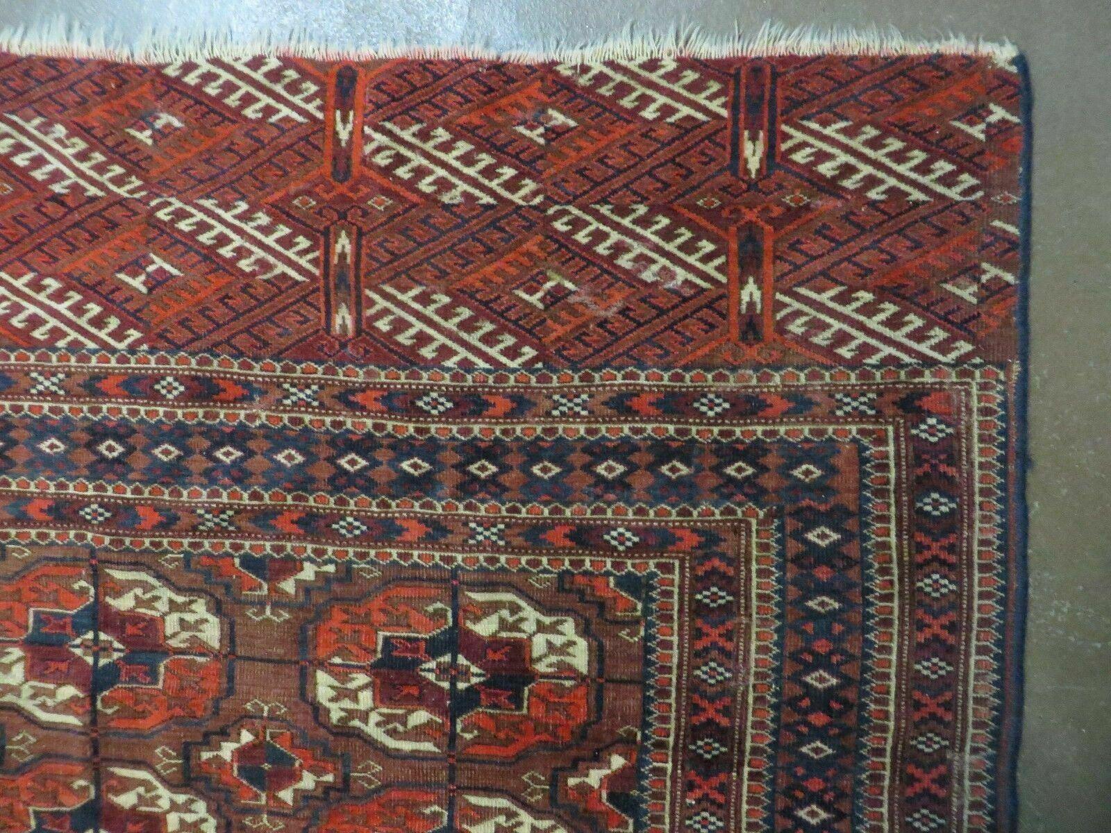 6' X 10' Antique Handmade Bokhara Turkoman Yamud Wool Rug Carpet NICE # 61 by Jewel Rugs