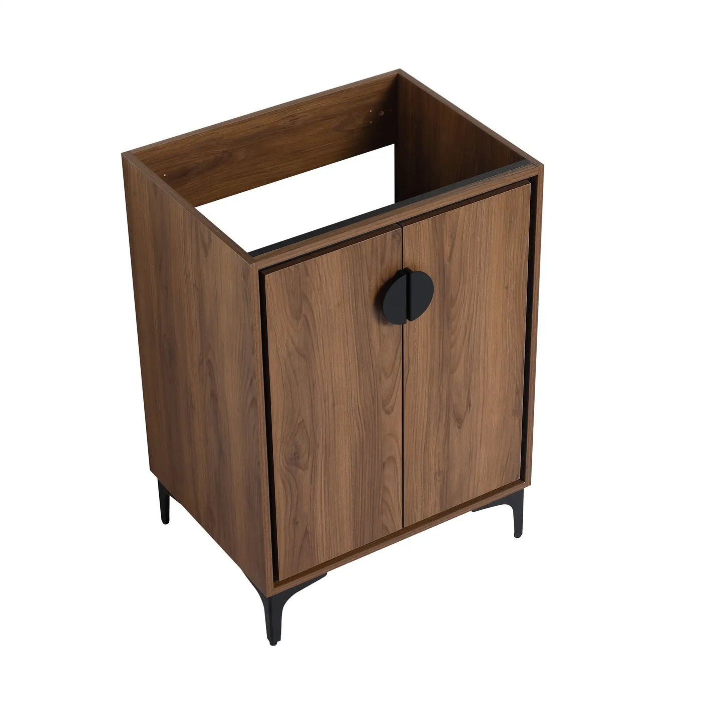 Modern Bathroom Vanity Storage Cabinet With Soft Closing Doors And Engineered Wood Construction by HouseOfZazla