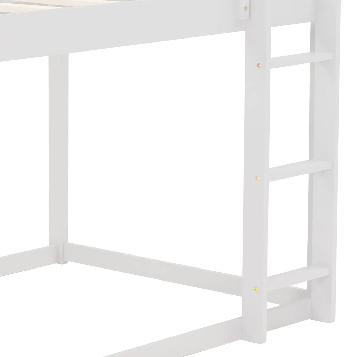 Low Bunk Bed With House Shaped Frame And Ladder by HouseOfZazla