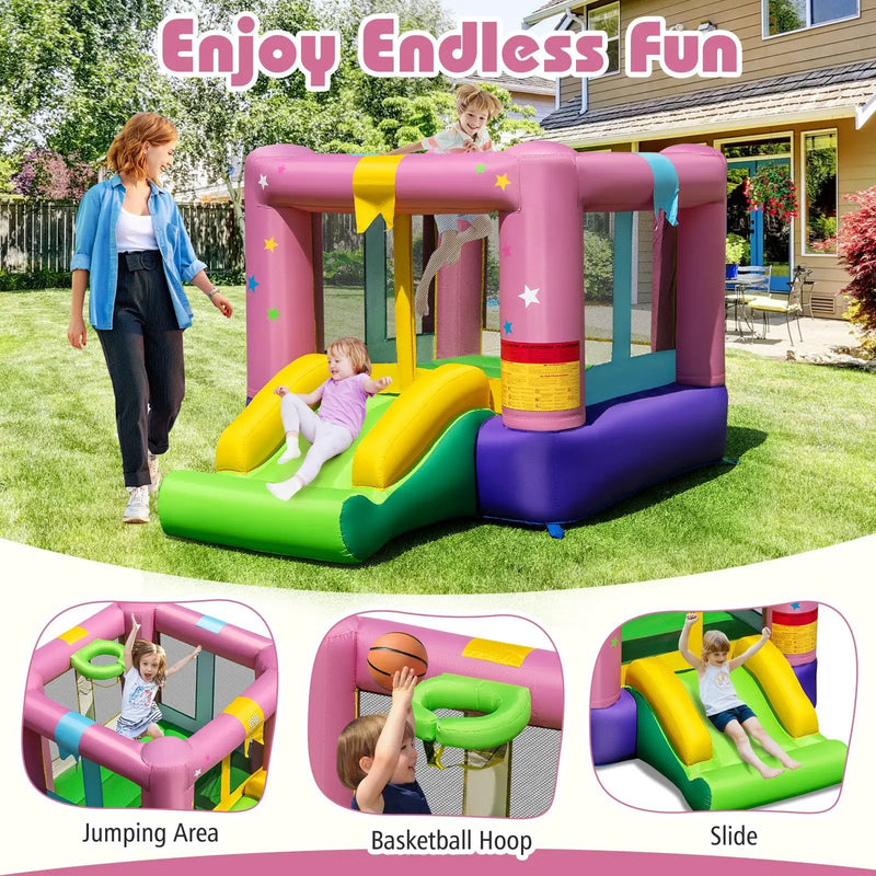 Bouncy Castle with Jumping Area and 480W Blower by DirectDeals