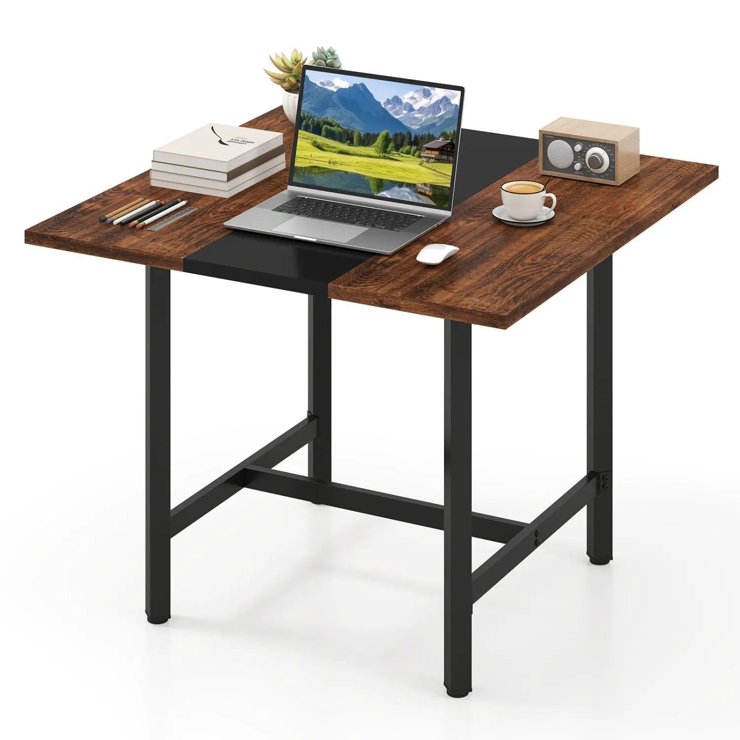 39.5" Square Conference Table with Thickened Tabletop by DirectDeals