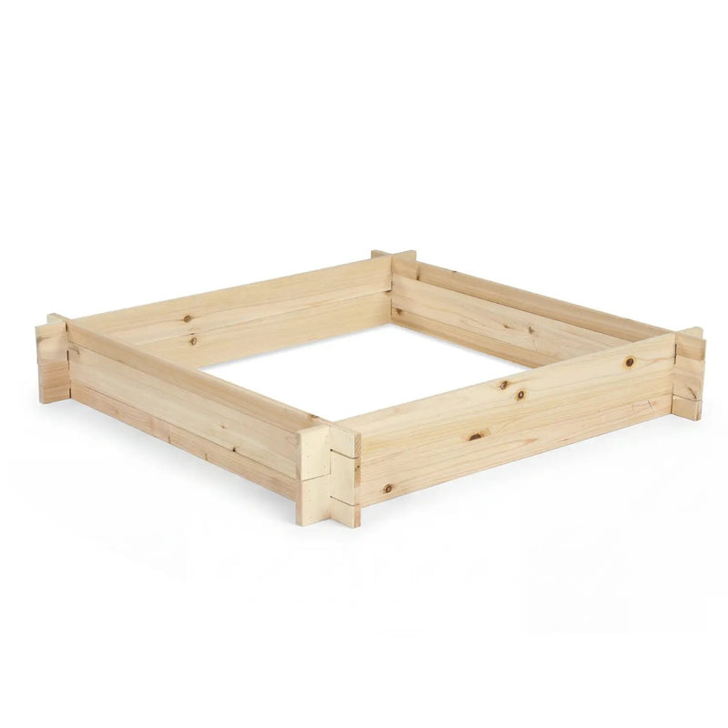 39.5" x 39.5" Square Wooden Raised Garden Bed by DirectDeals