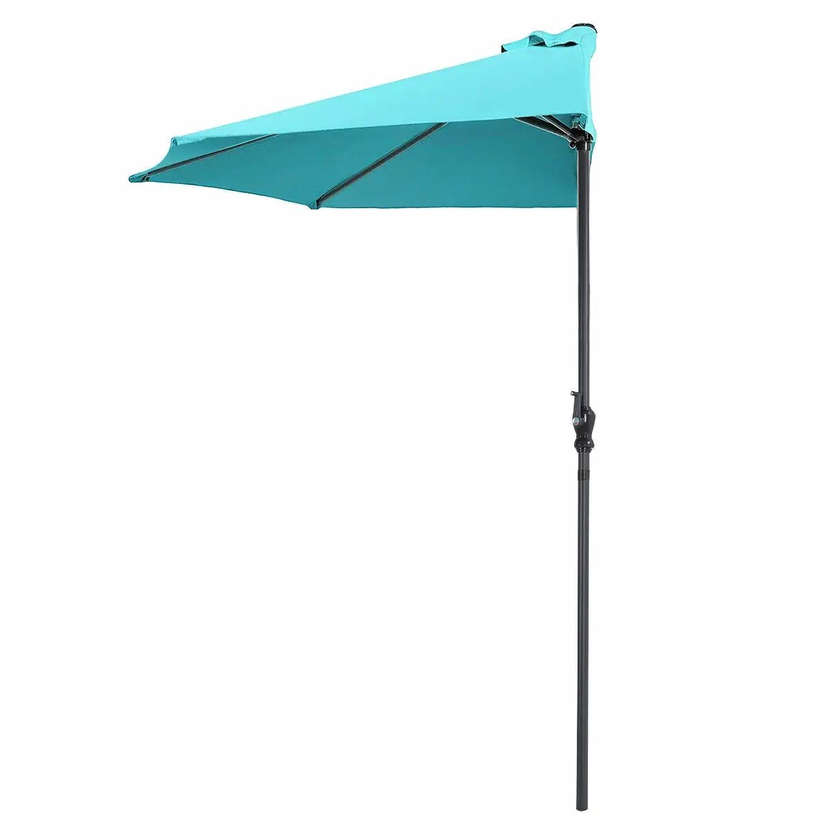 9Ft Patio Bistro Half Round Umbrella by DirectDeals
