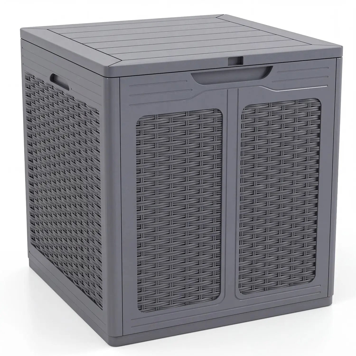 39 Gallon Deck Box with Lockable Lid - Weatherproof Storage by DirectDeals