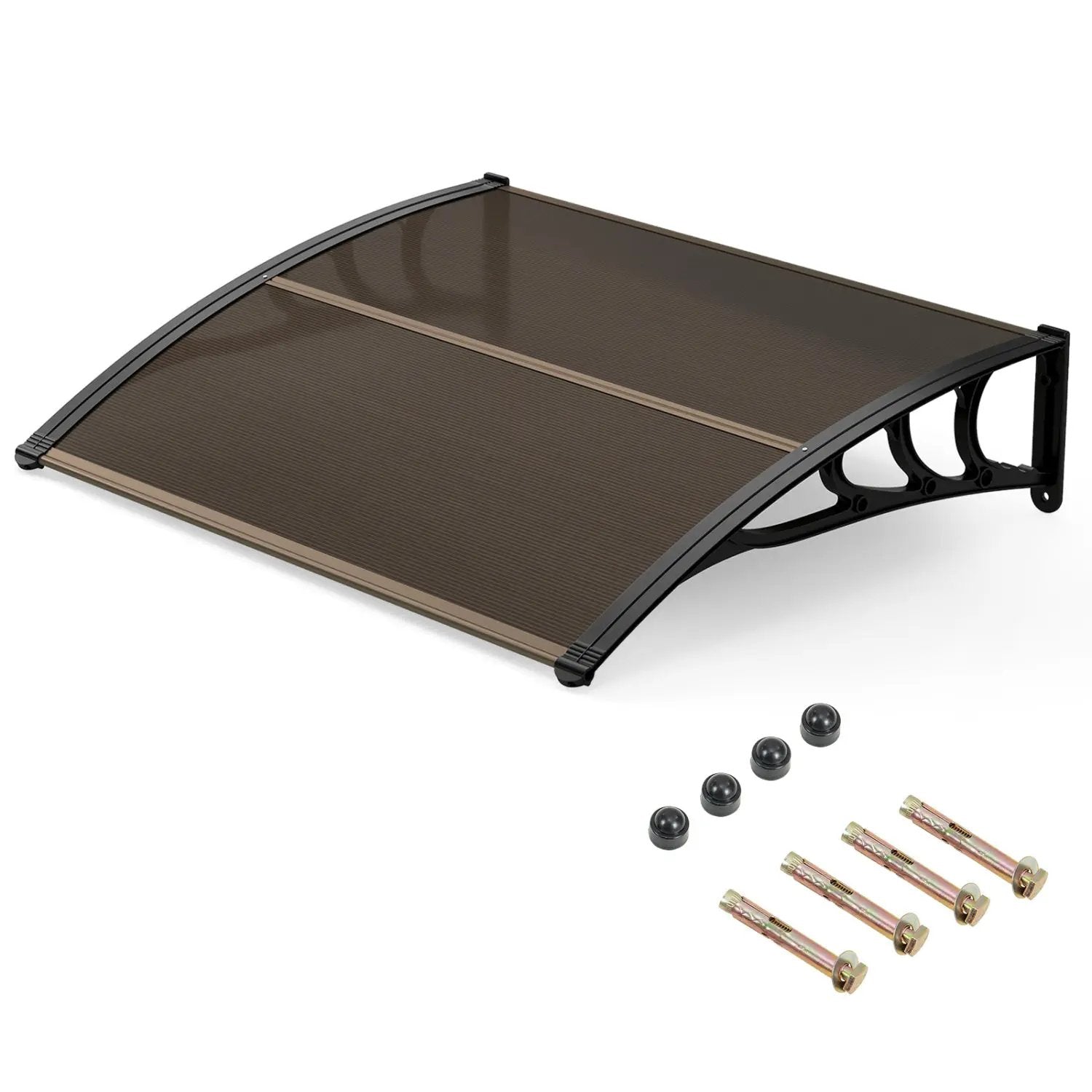 Door Awning 39x30 Inch Polycarbonate Window Canopy by DirectDeals