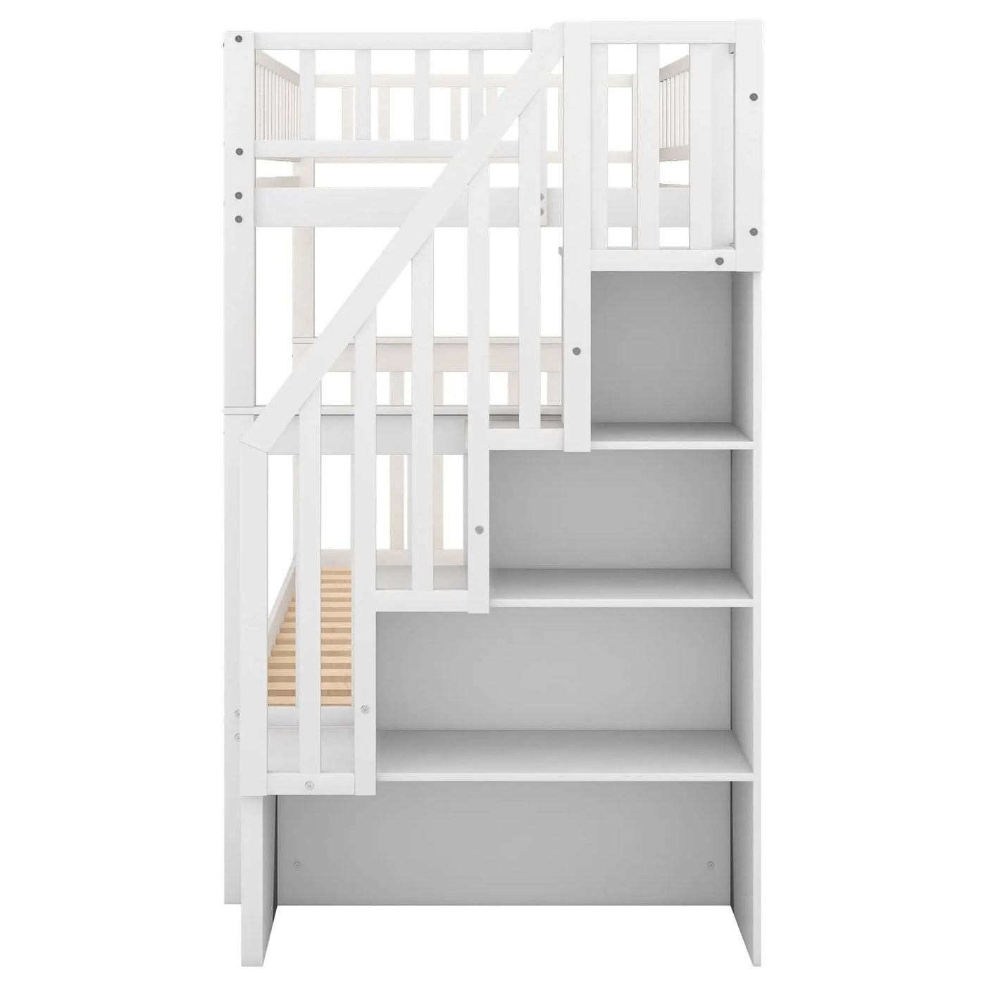 Bunk Bed With Staircase by HouseOfZazla