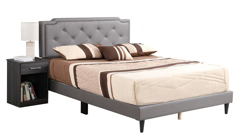 Button Tufted Bed Charming For Cozy Spaces by Unique Piece Furniture