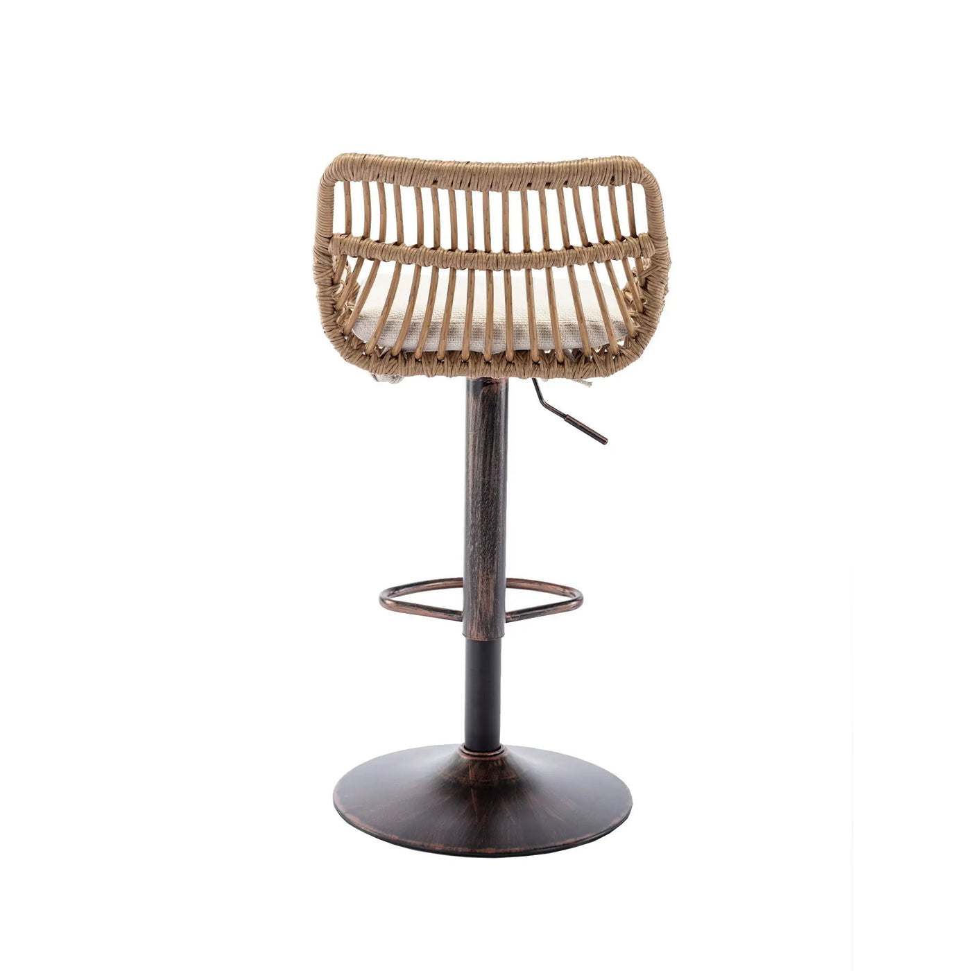 Modern Swivel Bar Stools Adjustable Counter Chairs With Footrest (Set of 2) by HouseOfZazla