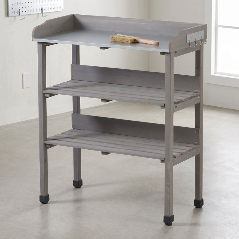 Outdoor Potting Table, 3 Tier Workbench by HouseOfZazla
