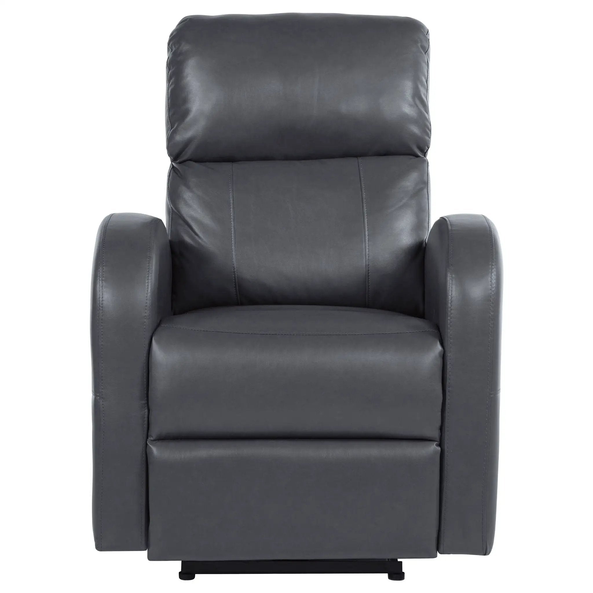 Grant Upholstered Power Recliner Chair Grey by Unique Piece Furniture