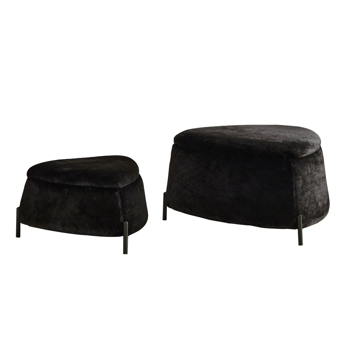 Upholstered Storage Ottoman Set With Reversible Lid by HouseOfZazla