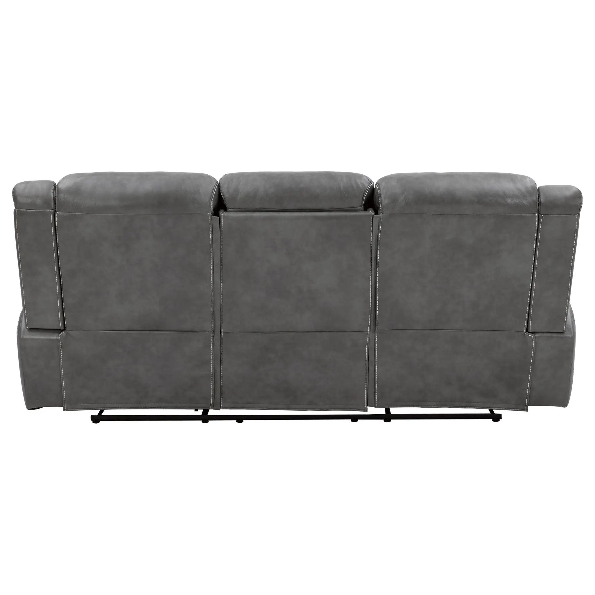 Conrad Upholstered Padded Arm Motion Sofa Grey by Unique Piece Furniture