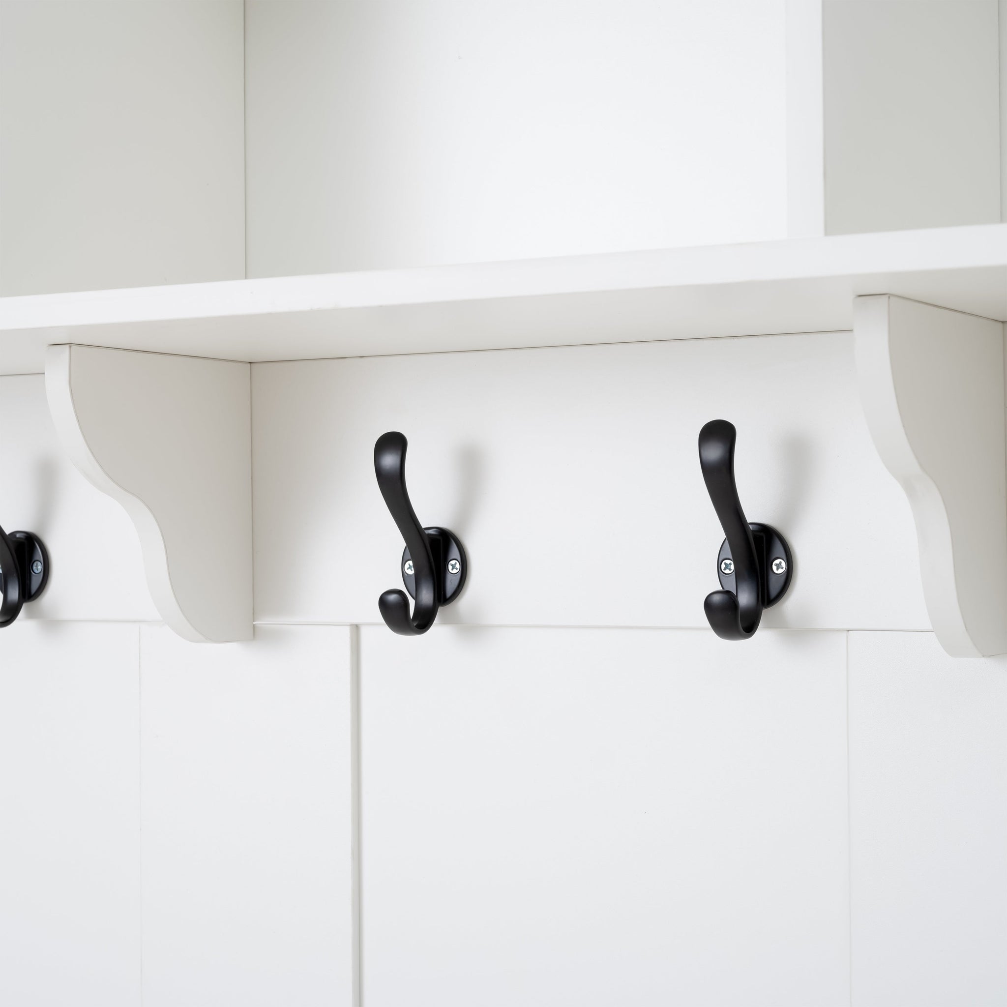 49.6" 5-in-1 Hall Tree with Bench, Shoe Storage & Cabinets by HouseOfZazla