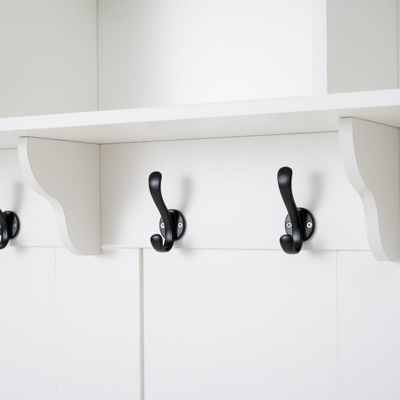 49.6" 5-in-1 Hall Tree with Bench, Shoe Storage & Cabinets by HouseOfZazla