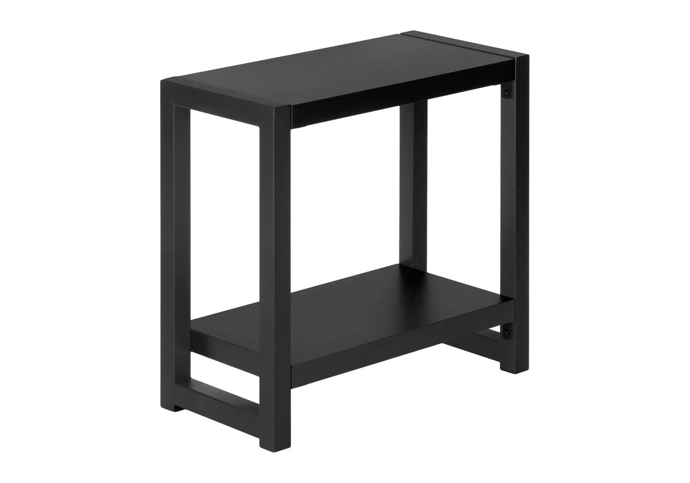 Accent Side Table Narrow Small 2-Tier Contemporary Modern by HouseOfZazla