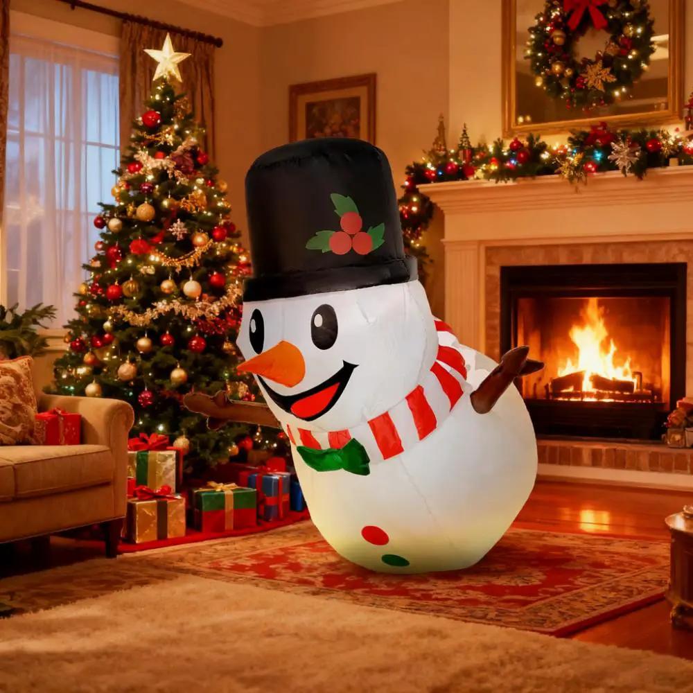 3.4' Inflatable Hanging Snowman Christmas Display by HouseOfZazla