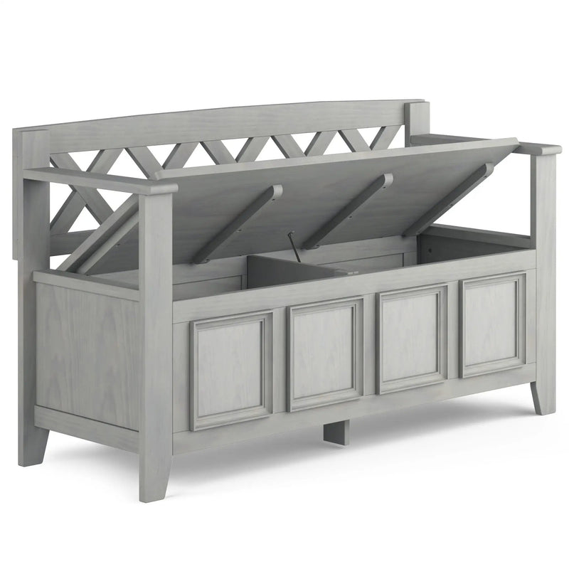 Amherst - Handcrafted Entryway Storage Bench by HouseOfZazla