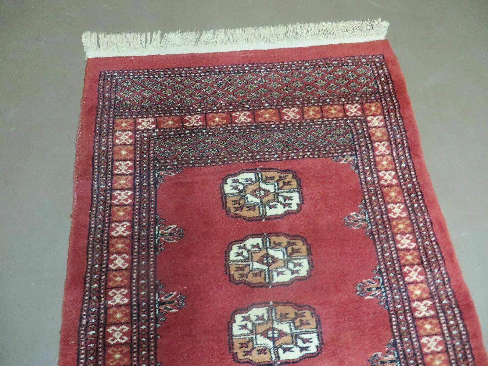 2' 8" X 10' Vintage Handmade Bokhara Turkoman Pakistani Wool Runner Rug Nice by Jewel Rugs