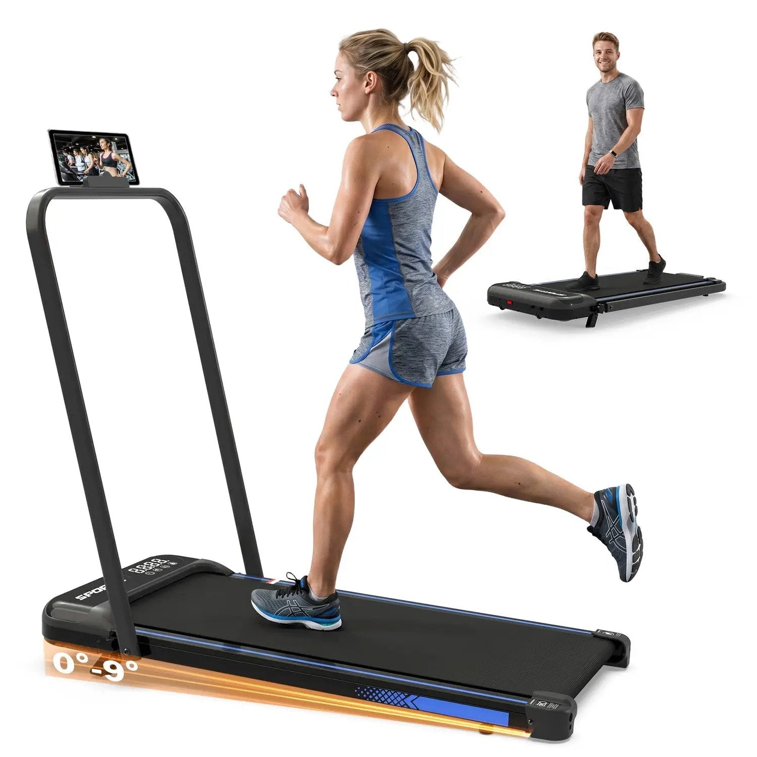 3 in 1 Under Desk Treadmill with Incline by HouseOfZazla