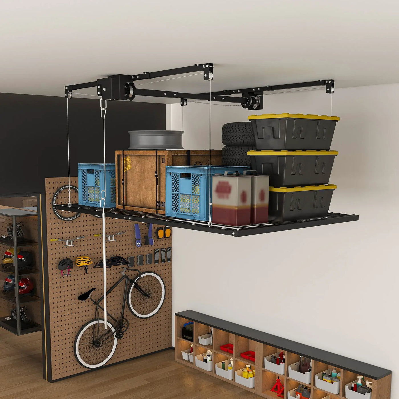 Overhead Garage Storage Rack by HouseOfZazla