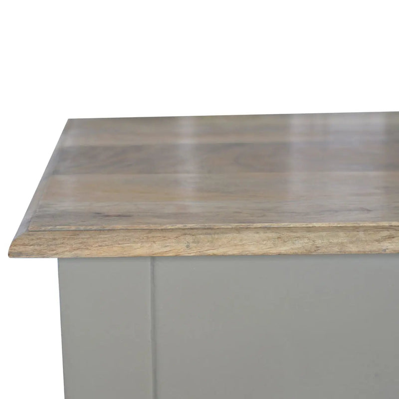 Hand Painted Writing Desk - Gray by Unique Piece Furniture