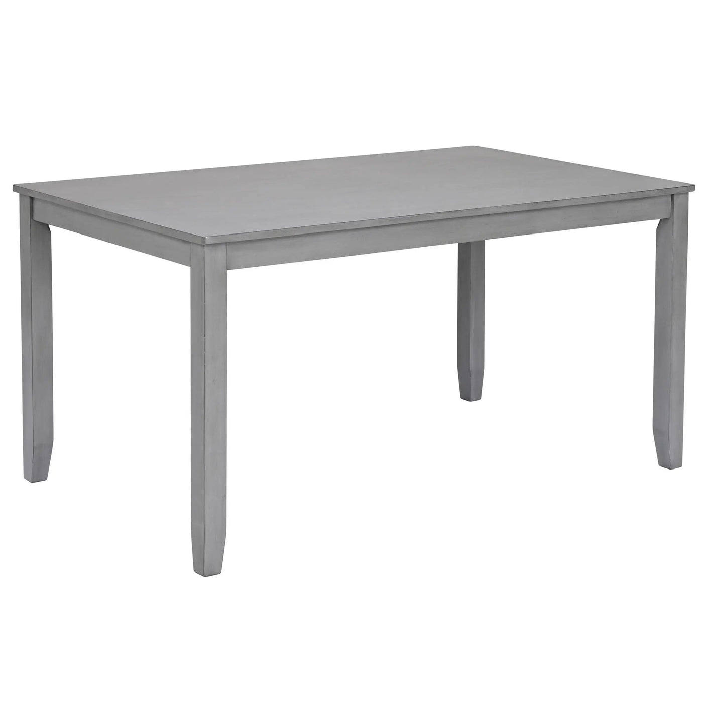 6 Pieces Kitchen Dining Set, Rectangular Wooden Dining Table With 4 Upholstered Chairs And A Bench by HouseOfZazla
