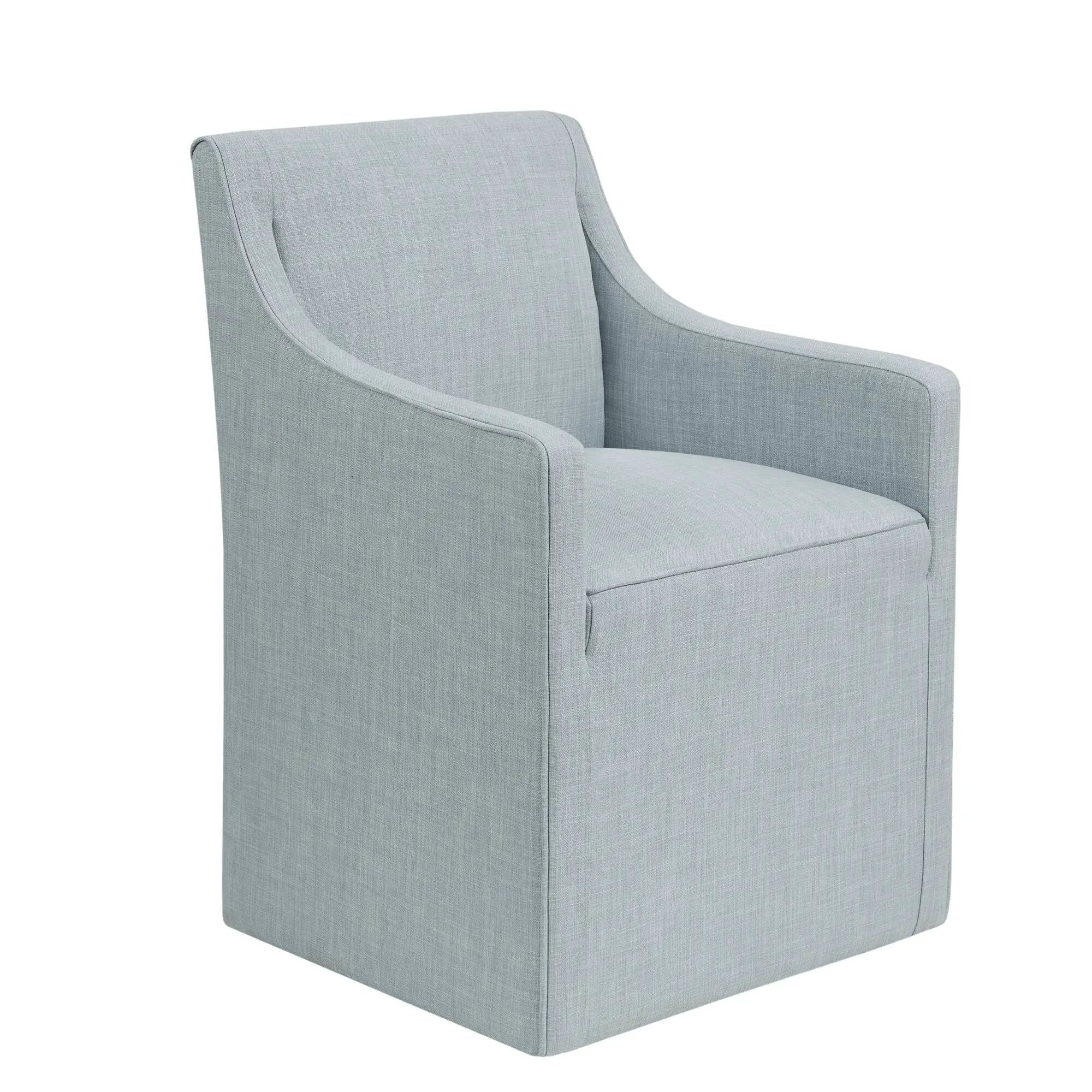 Traditional Skirted Dining Arm Chair by Unique Piece Furniture