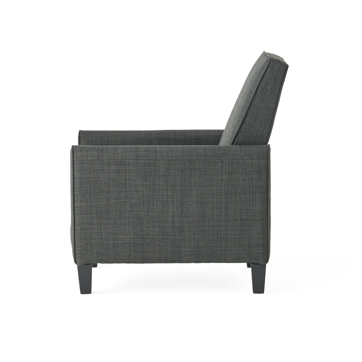 Upholstered Push Back Recliner Chair with Adjustable Recline - Multiple Colors, photo 30 of 40