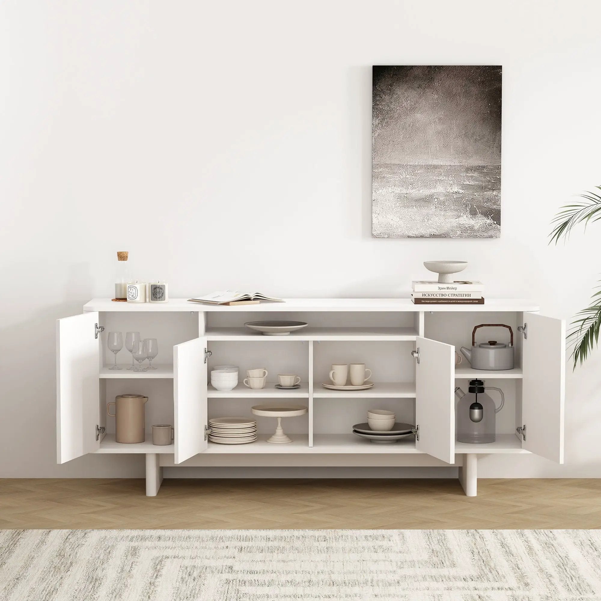 Ella - Sideboard With Adjustable Shelves by HouseOfZazla