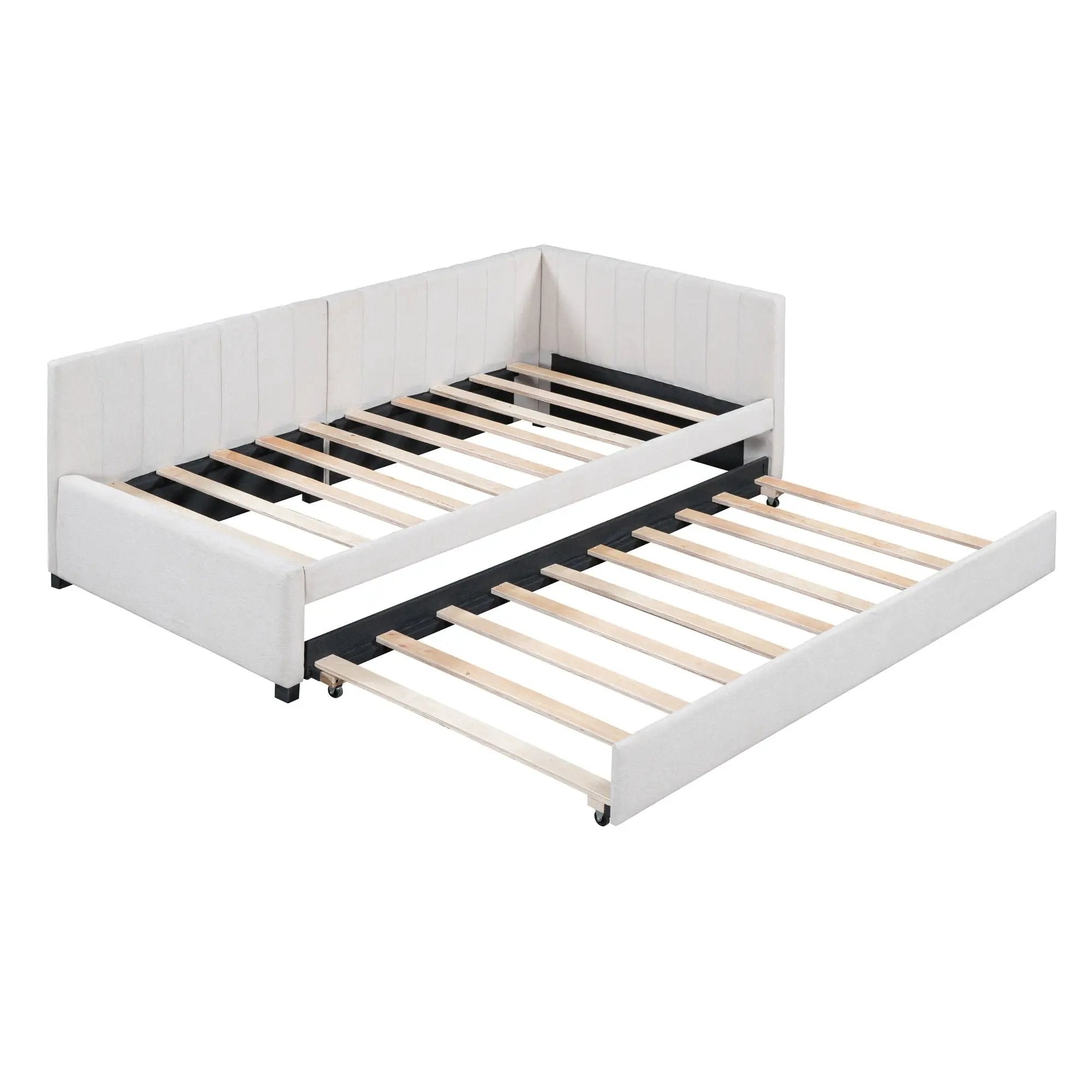 Upholstered Daybed, Sofa Bed Frame, No Box Spring Needed