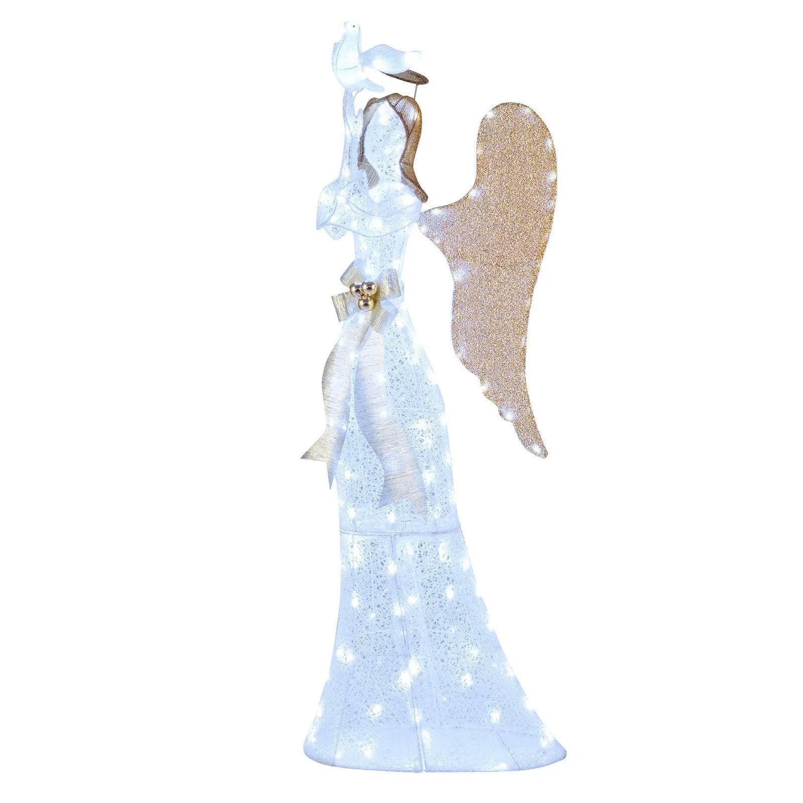 3D Lighted Angel Christmas Decoration 5.5 FT Halo Angel by DirectDeals