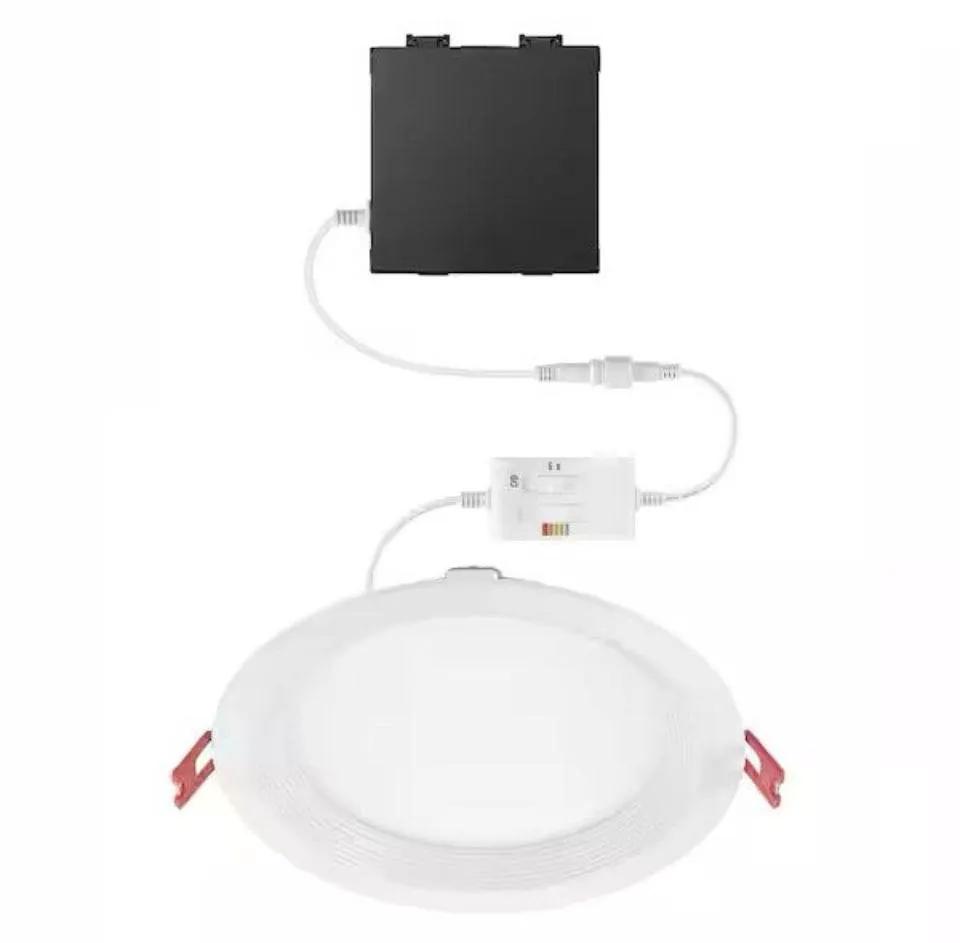 Brand New Commercial Electric Elite Series 6 in. LED DuoBright, 3-Level Lumen Select, Baffle Canless Recessed Light, Adjustable CCT by Selzalot