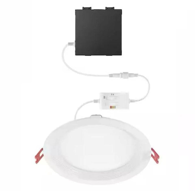 Brand New Commercial Electric Elite Series 6 in. LED DuoBright, 3-Level Lumen Select, Baffle Canless Recessed Light, Adjustable CCT by Selzalot