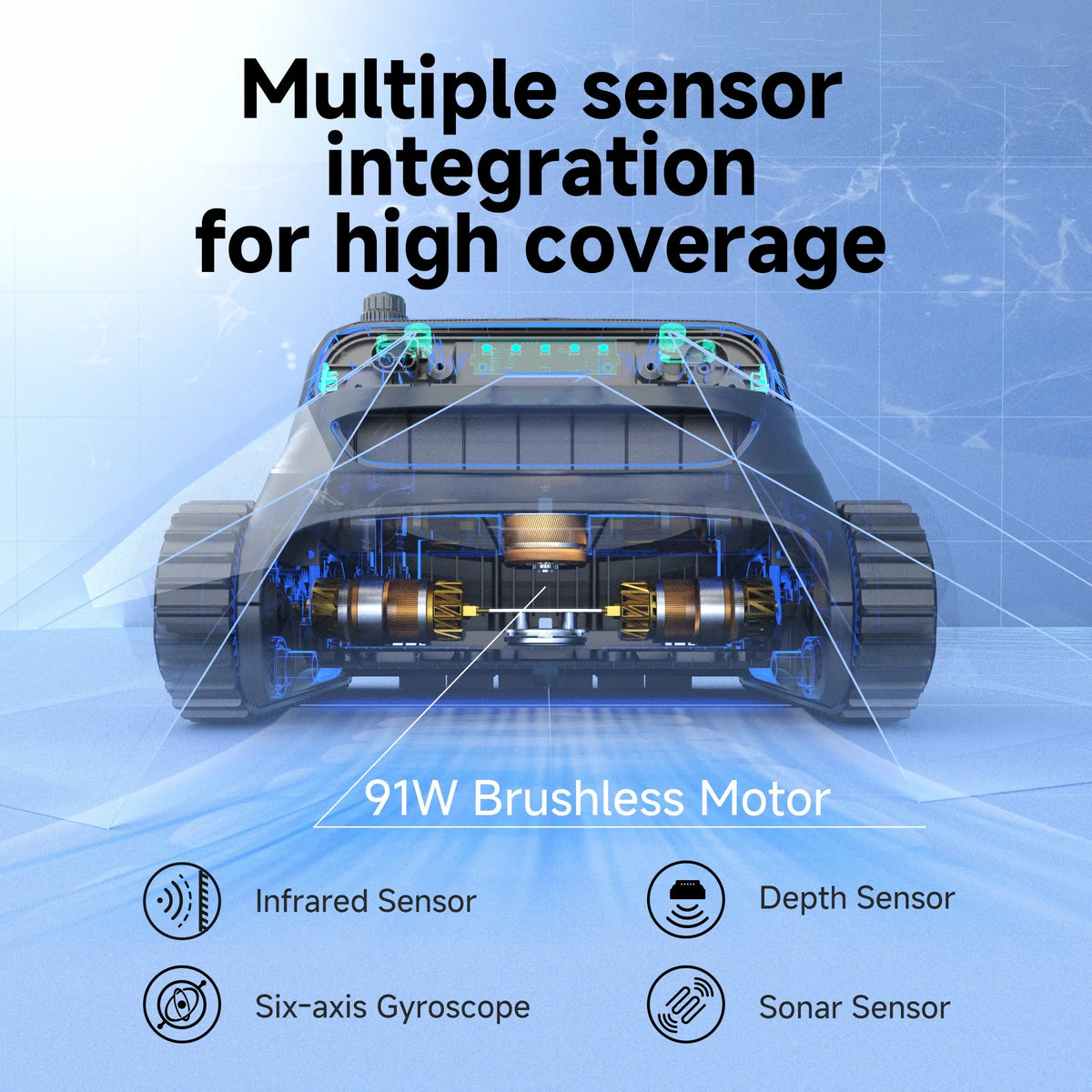 WYBOT S2 High-end Cordless Robotic Pool Cleaner, photo 9 of 15