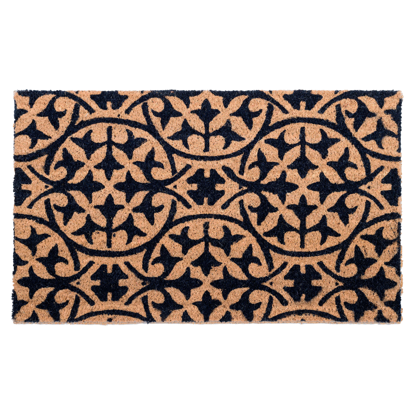 Blue Tile Coir Doormat by Fab Habitat