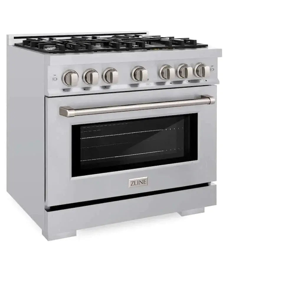 ZLINE 36" Select Gas Range Convection Gas Oven Stainless Steel HGR36 by Farmhouse Kitchen and Bath