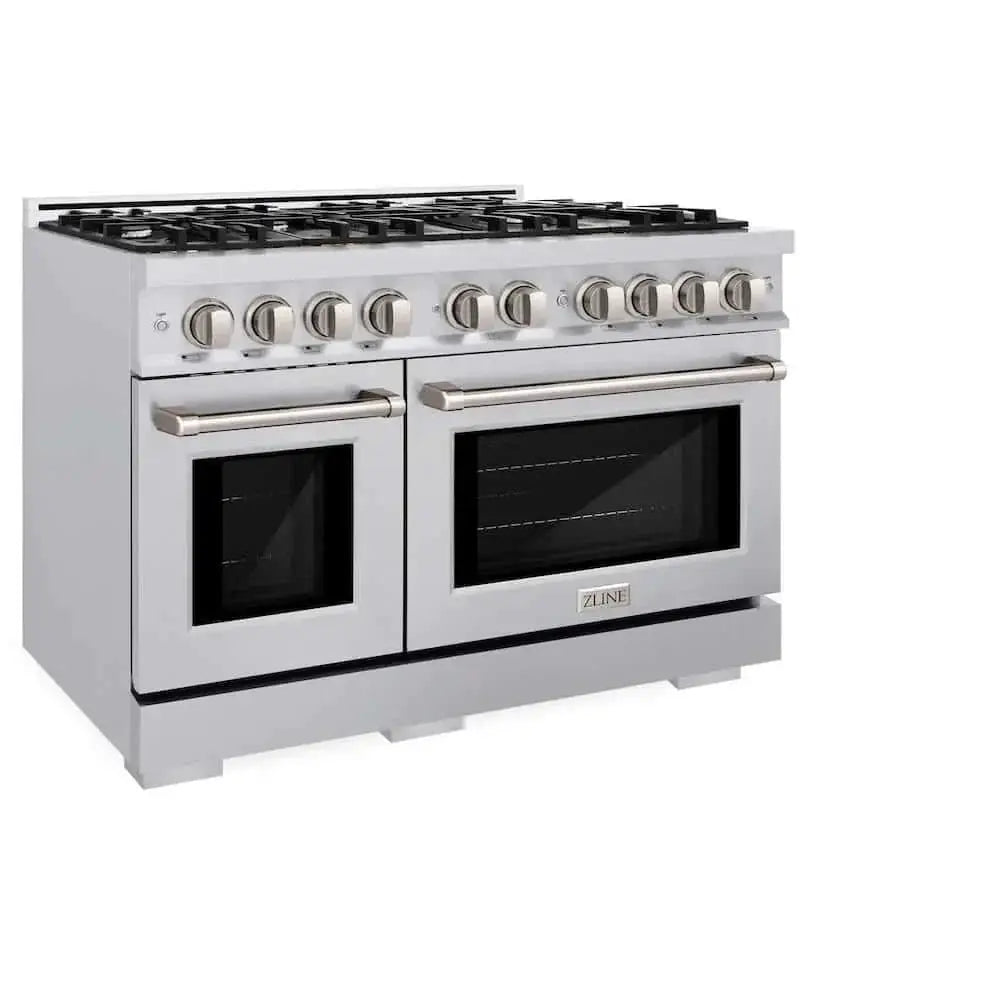 ZLINE 48" Select Dual Fuel Range Gas Cooktop Electric Convection Oven Stainless Steel HDR48 by Farmhouse Kitchen and Bath